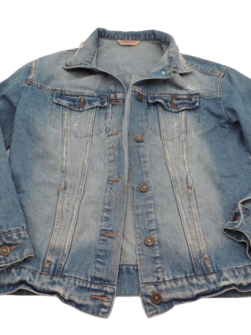 Highway Women's Customized Pride Month Jean Jacket Size Small